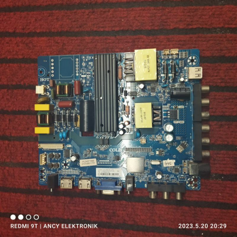 MB MAINBOARD TV POLYTRON PLD 43T150E - PLD 43T150