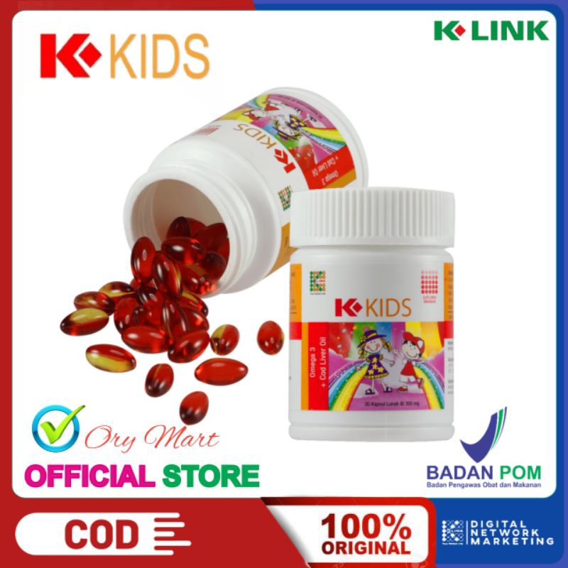 

Omega Kids Omega 3 Minyak Ikan Anak