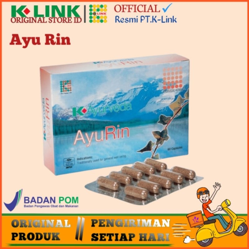 AYURVEDA AYURIN ORIGINAL K LINK SUPLEMEN KESEHATAN HERBAL UNTUK MEMBANTU MELANCARKAN SALURAN KENCING
