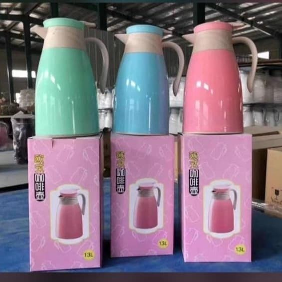 Termos Pinguin 1 Liter | Teko Penguin Air Panas 1L | Tahan Panas Dalam Kaca | Serbaguna 1000ML