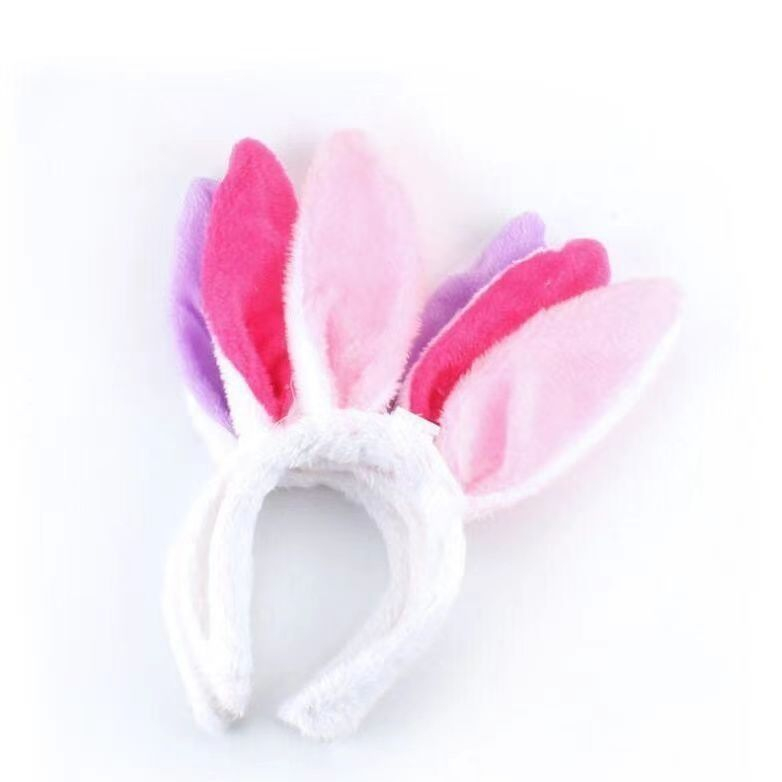 Bando Karakter Kelinci Nyala / Bando Kuping Bunny LED / Bando Style Wanita Anak Polos / Bando Lucu Imut Warna Cosplay