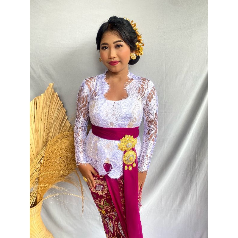 Kebaya Bali By Ani Kebaya Jadi Metalik Glossy