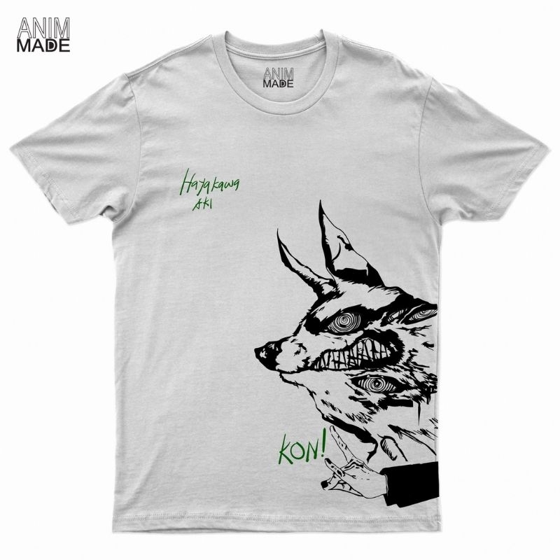 Kaos T-shirt Chainsawman Hayakawa Aki Baju Hayakawa Aki Chainsawman