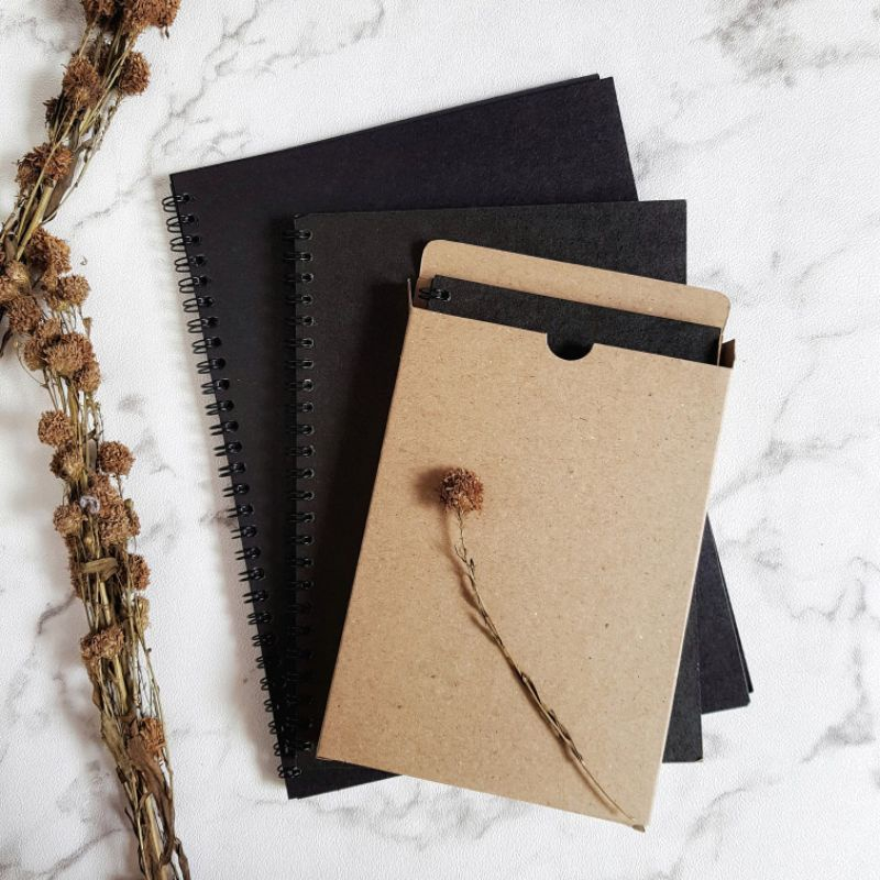 

NOTEBOOK BLACK PAPER / SKETCHBOOK HITAM / BUKU SKETSA HITAM / NOTEBOOK POLOS / NOTE BOOK HITAM