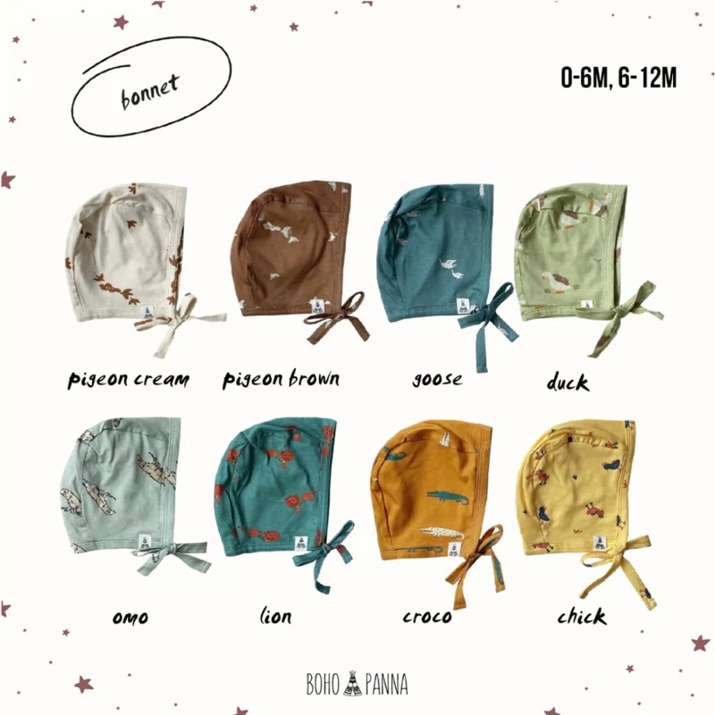BOHOPANNA - BONET BONNET - Topi Bayi