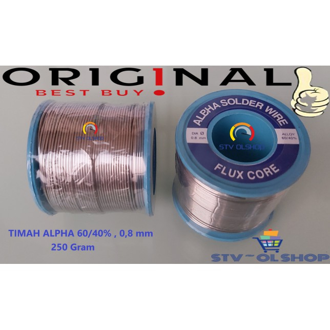 Timah Alpha / Timah Solder Alpha 60/40% 0,8mm