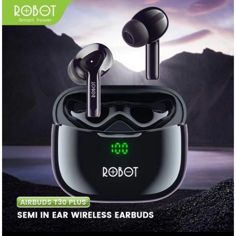 Robot T30 Plus TWS True Wireless Bluetooth 5.3 Airbuds Headset Earphone