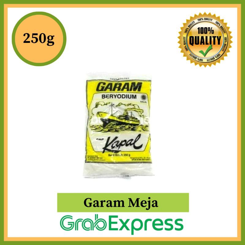 

Garam Meja Cap Kapal 250 gram