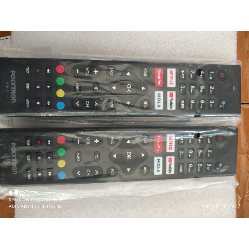Remote remut rimut tv led polytron android baru original pld 32ag9953 32bag9953 32tag9953 43ag9953 4