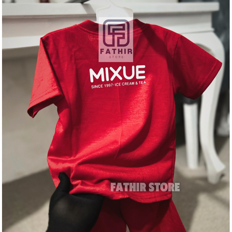 SETELAN ANAK MIXUE TERBARU USIA 1-10 TAHUN MIXUE MERAH ANAK COWOK CEWEK-1