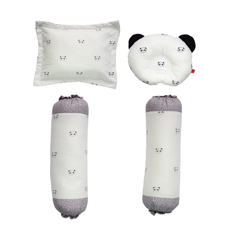 Omiland Bantal Guling Set Peang Panda OWB1142 Set Bantal Guling Bayi