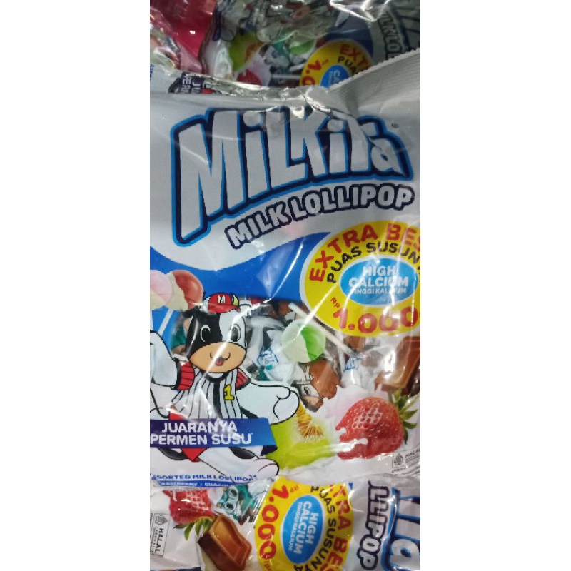 

permen susu lollipop aneka milkita refil - milkita milk lollipop isi 40pcs