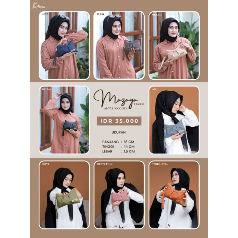 TAS POUCH MAZAYA ABIKA✅