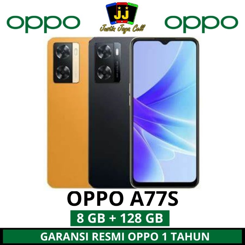 OPPO A77S 8/128 RAM PLUS 8 GB GARANSI RESMI OPPO 1 TAHUN