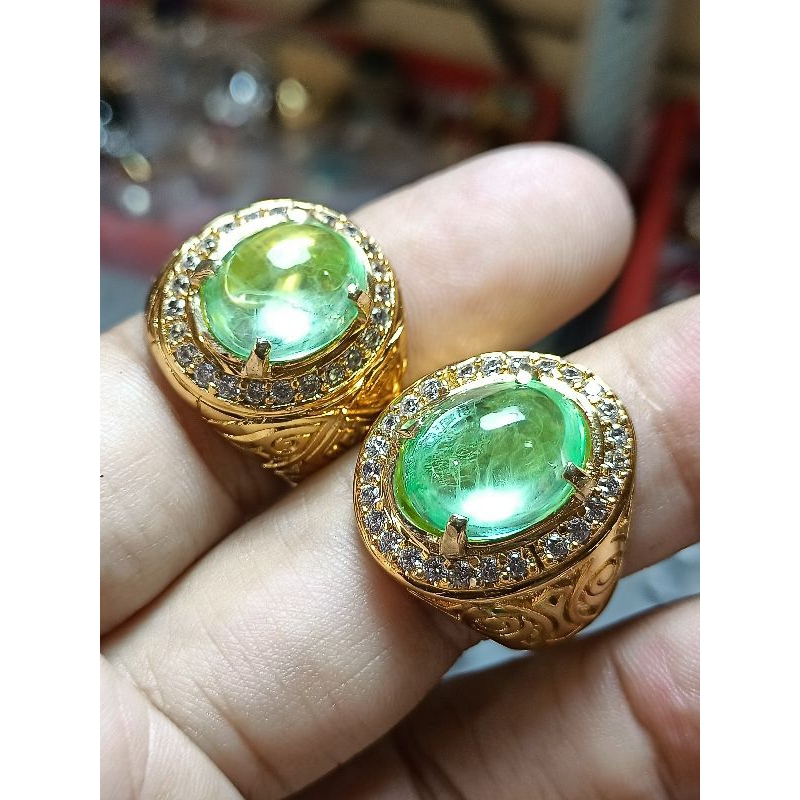 batu cincin Jamrud catam harga borongan