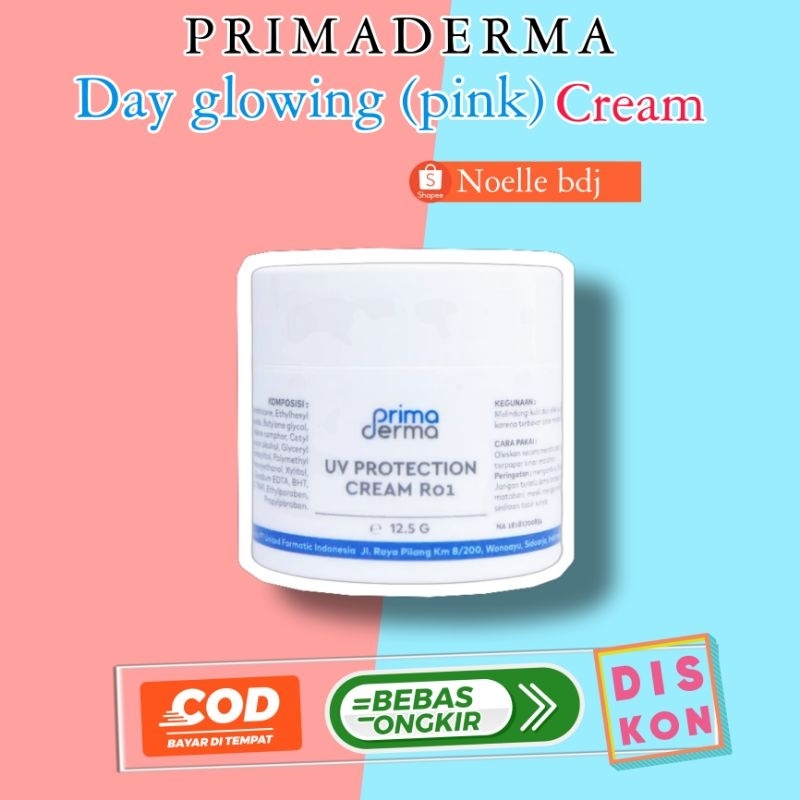 Primaderma UV Protection Cream R01 Pink  KULIT NORMAL / KOMBINASI CREAM GLOWING  SKIN WHITENING CREA