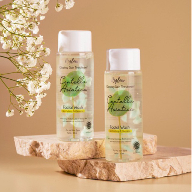 Reglow Facial Wash Original CERAH & GLOWING Bisa COD Aman untuk Bumil Busui sabun pemutih wajah peng