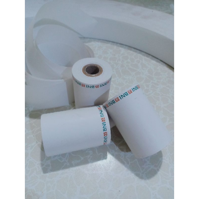 

KERTAS SETRUK BRILINK LOGO bank BNI UK 57/58x40mm