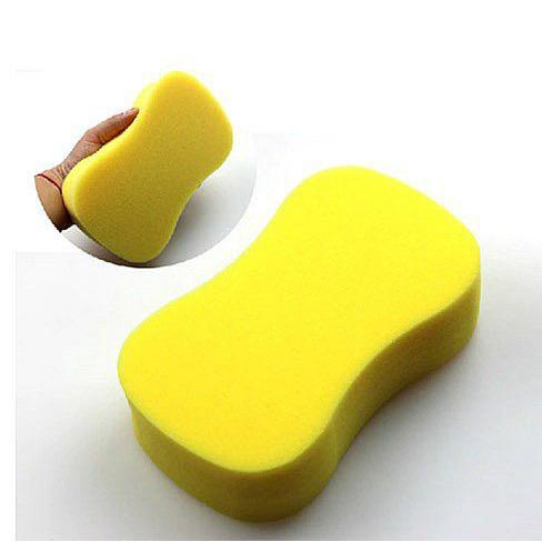 Spons Busa Cuci Mobil Motor Piring Sponge Kuning Serbaguna