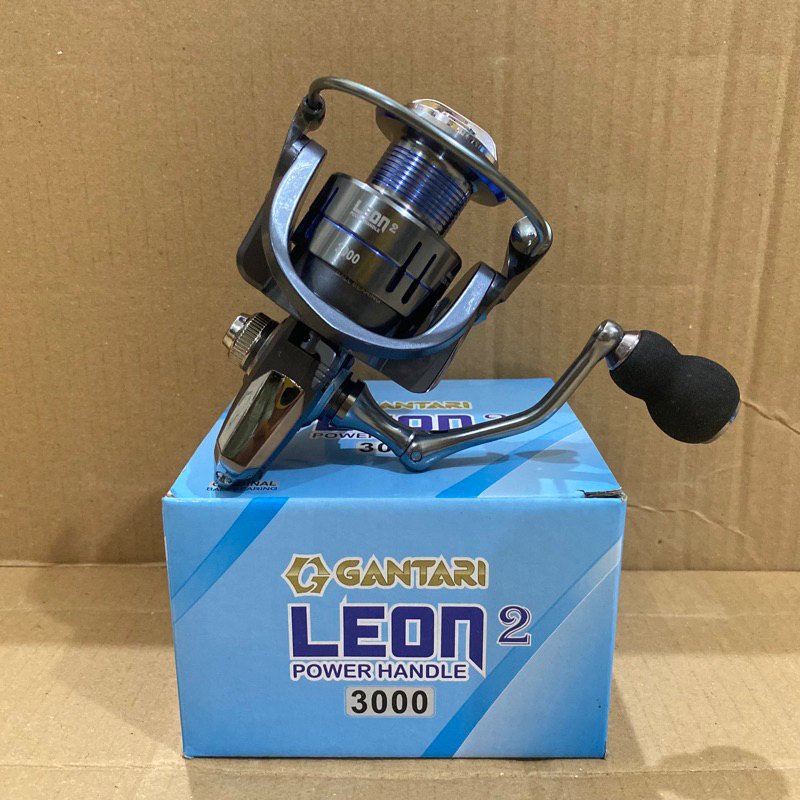 Reel Pancing Power Handle Gantari Leon 2 Series 2000/3000/4000/6000 Tipe Spinning