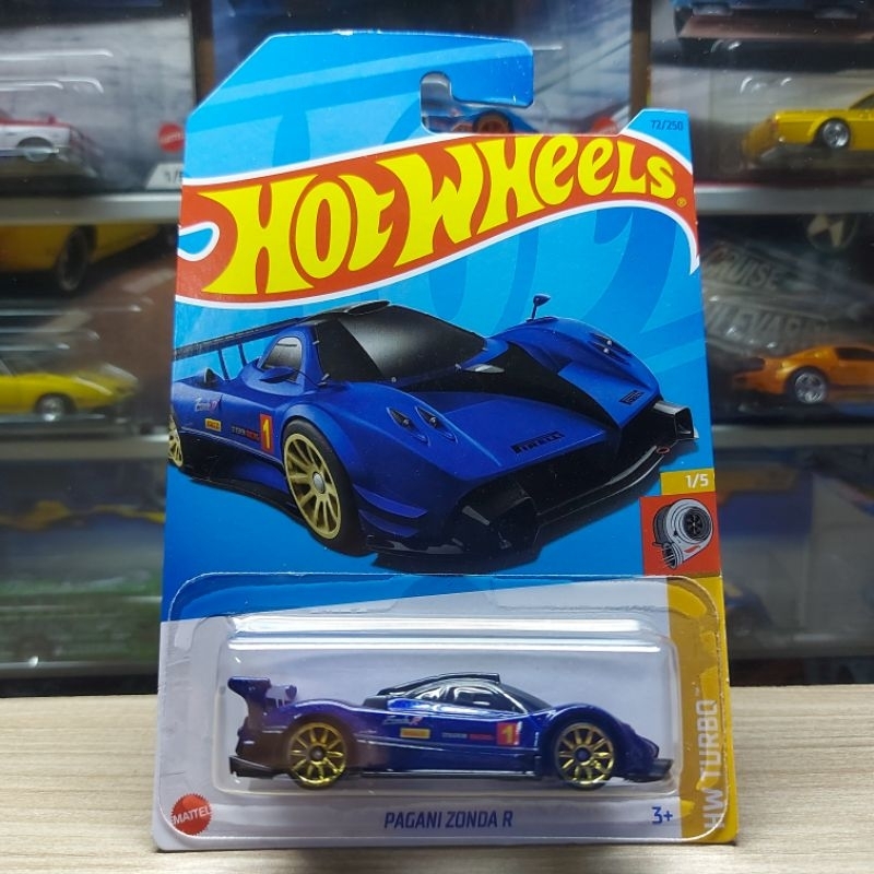 HOT WHEELS PAGANI ZONDA R BLUE 2023