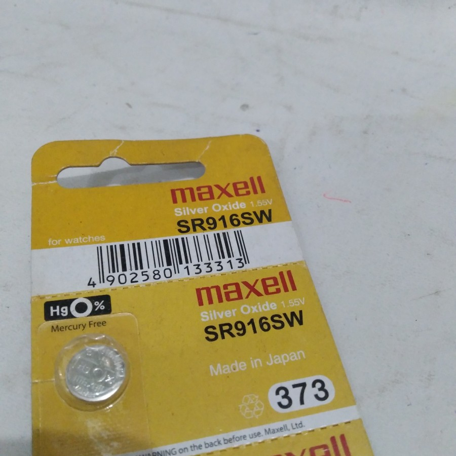 Baterai Batre Jam 373 SR916SW Original