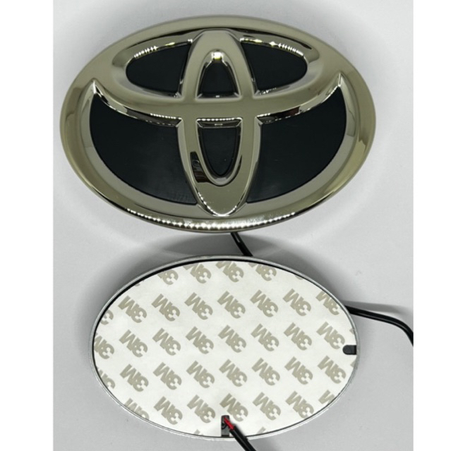 Emblem Logo Mobil Toyota+Lampu Biru