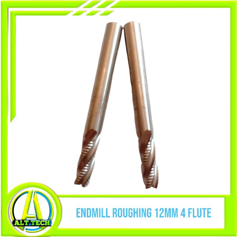 Endmill 12mm hss endmill roughing 4flute mitsubishi bekas
