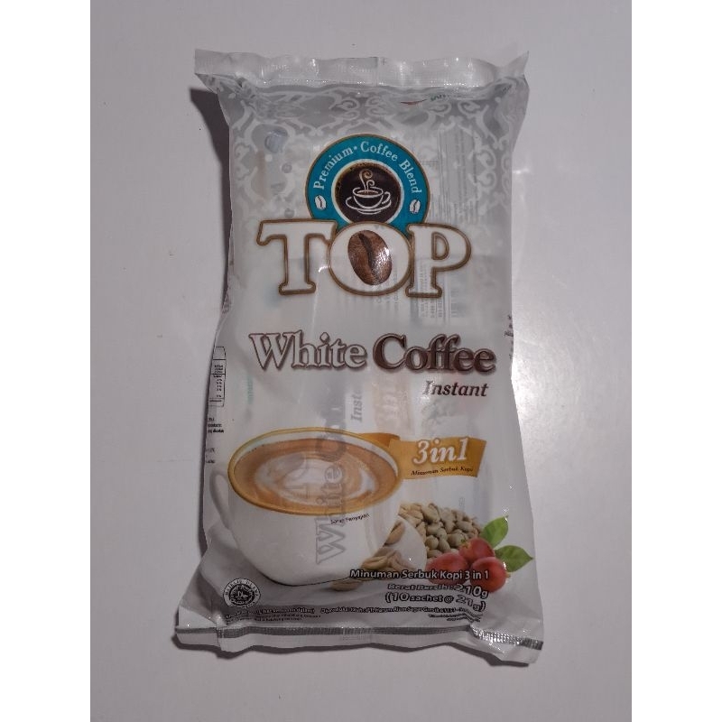 TOP KOPI premium coffee blend,  top white coffe instant,  top cappuccino, top coffee gula aren, top 