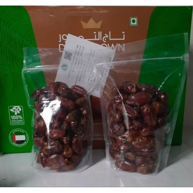 

Kurma Khalas 1kg Kemasan Standing Pouch