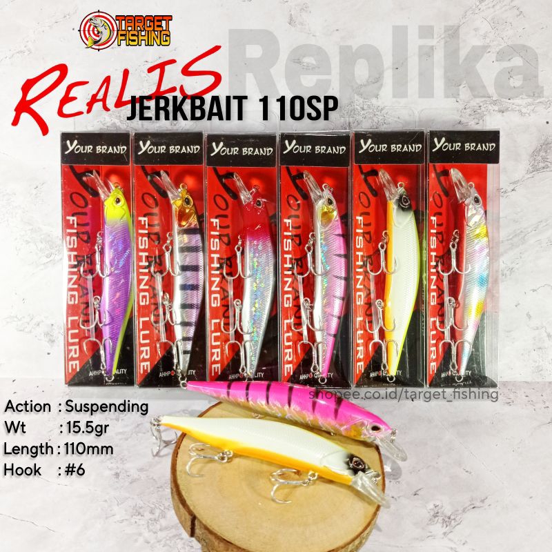 [Replika] DUO Realis Jerkbait 110SP - Lure Casting 11cm 15gram Suspending Minnow