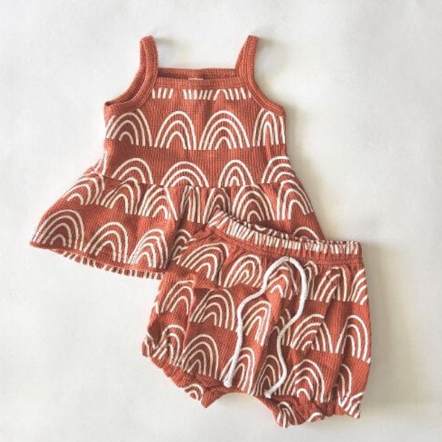 SETELAN SINGLET ANAK PEREMPUAN MORA PREMIUM