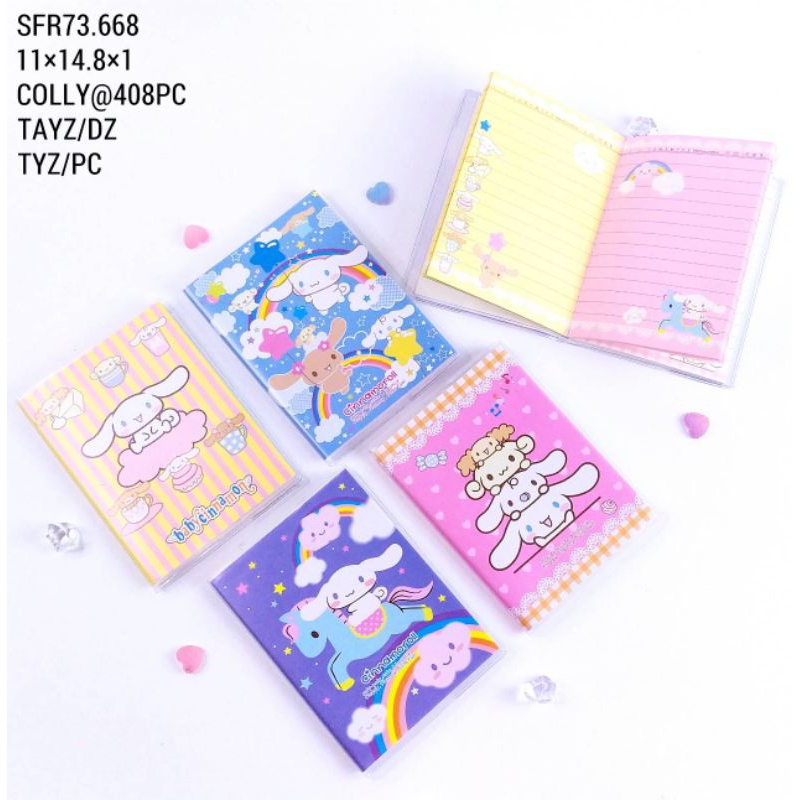 Buku Harian|Buku Spiral|Memo Harian|Buku Diary Sanrio