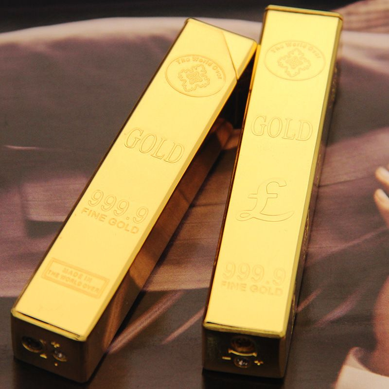 Mancis Korek Api Gas Emas Batangan SY017 Excluisve Stick Mancis Gold Lighter Unik