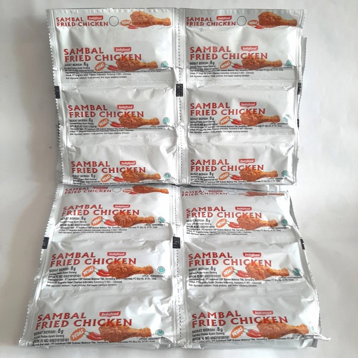 

Sambal Fried Chicken Indofood 24 Sachet - Sambal Kentucky Kentaki