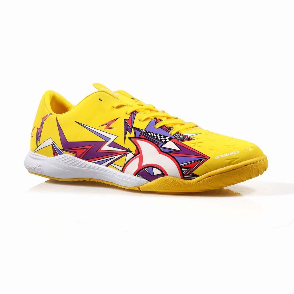 SEPATU FUTSAL ORTUSEIGHT CATALYST THUNDERCLAP IN - YELLOW WHITE