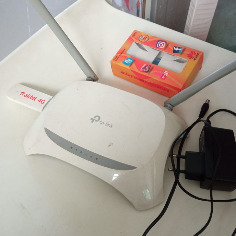 Router TP Link MR 3420 & Modem Huawei second