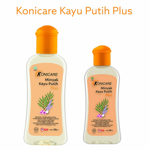 KONCARE KAYU PUTIH PLUS 30, 60 &amp; 125 ML (ORANGE)