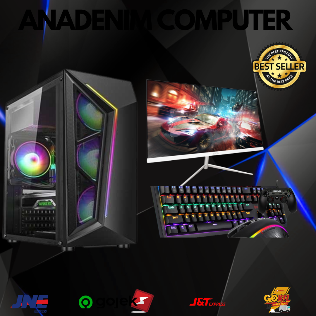 PC Gaming Ryzen 5 5600G |16GB|HDD GAME BERAT || ANDIM