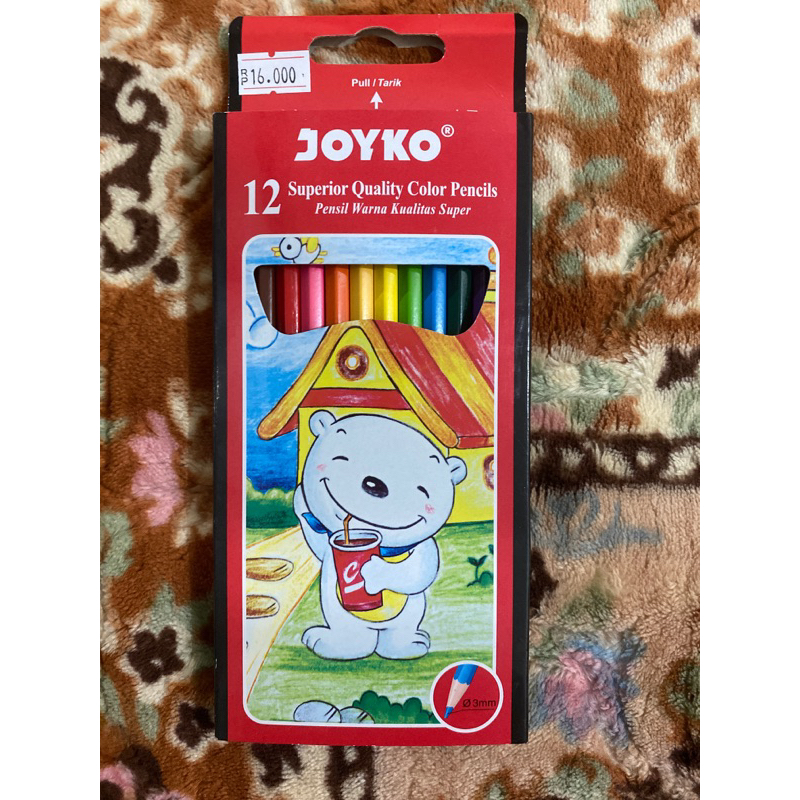 

Pensil Warna Joyko 12 warna