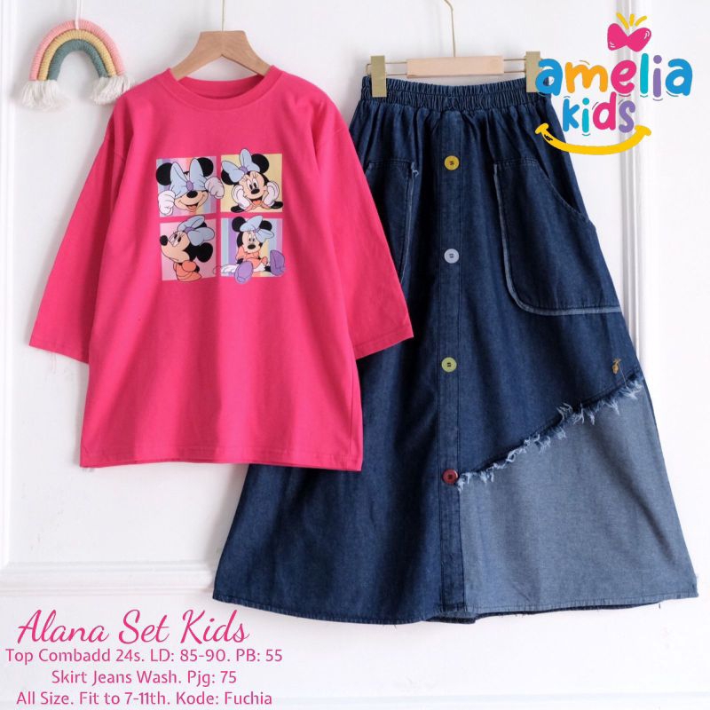 (NEW)SETELAN ANAK OOTD//ASMIA/SANIA/ALANA-STAY BY AMELIA KIDS