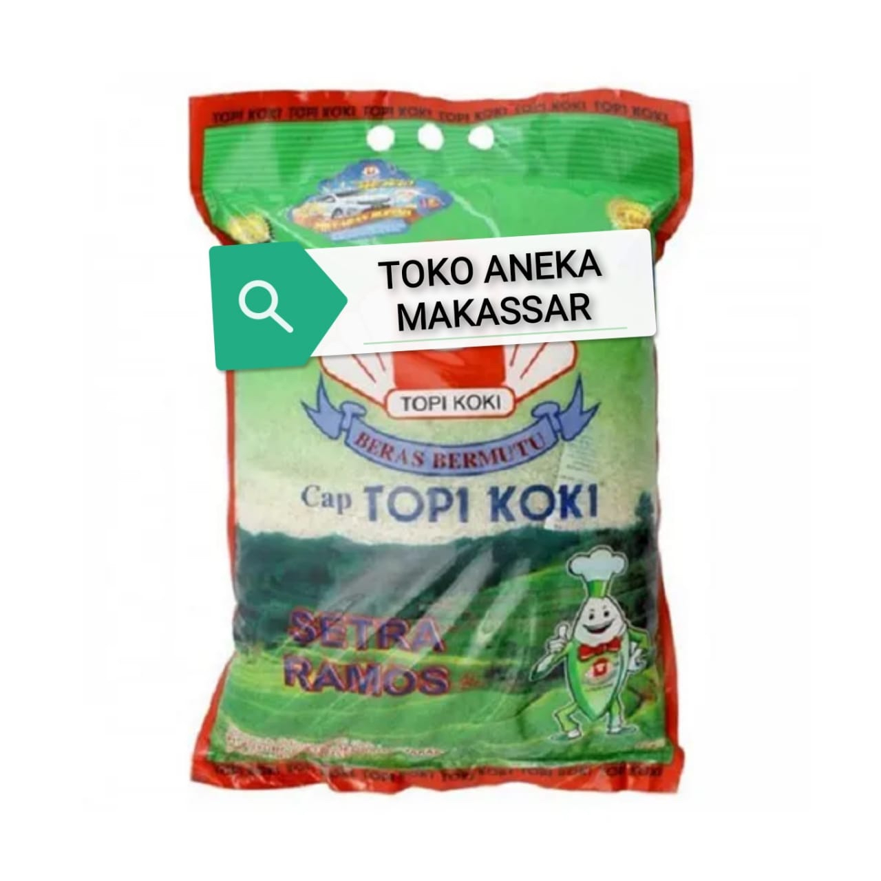 BERAS PREMIUM 5KG TOPI KOKI SANIA