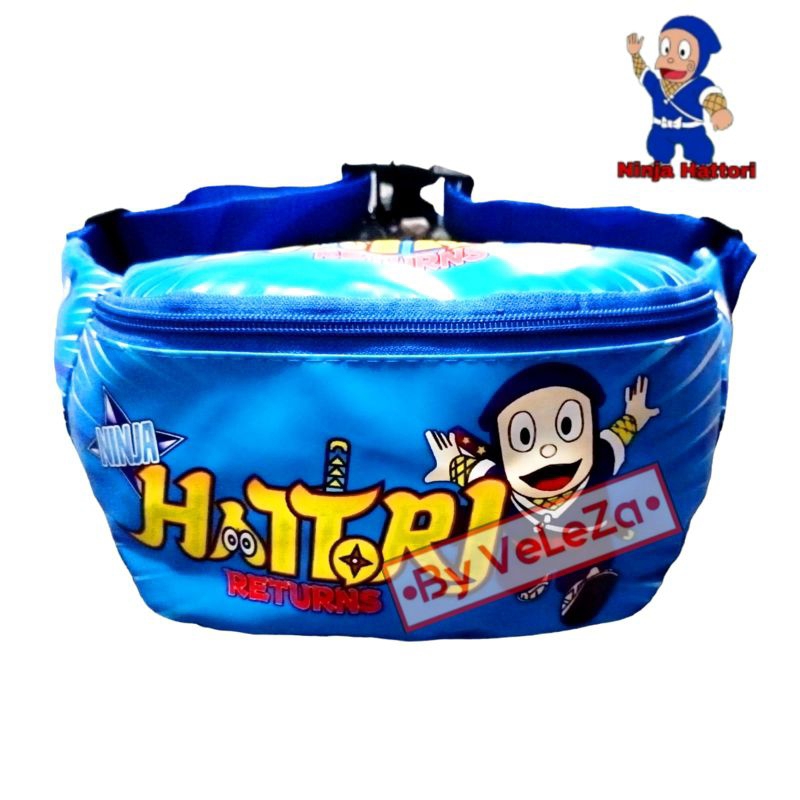 waistbag anak laki-laki karakter ninja hattori - tas anak