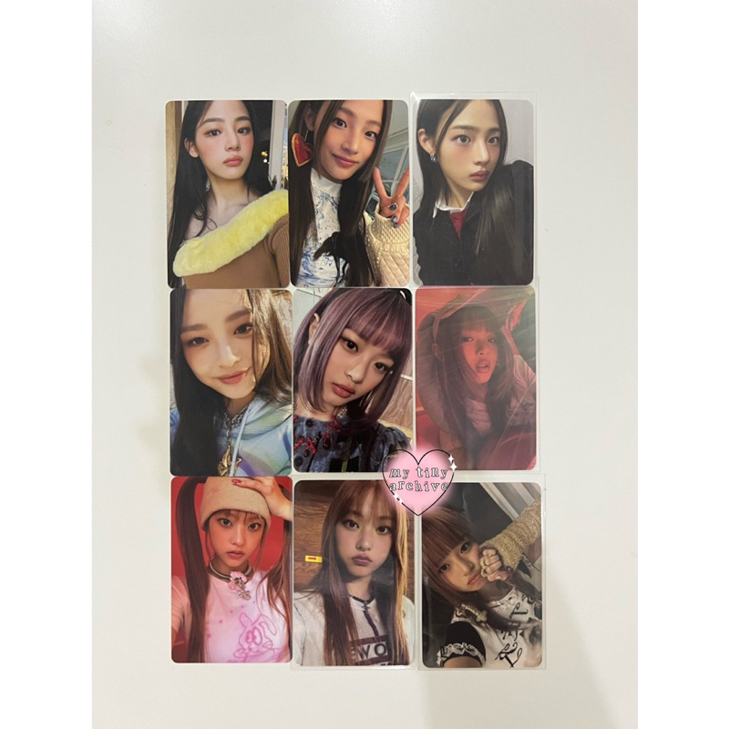 (clearance) photocard newjeans minji haerin hyein omg
