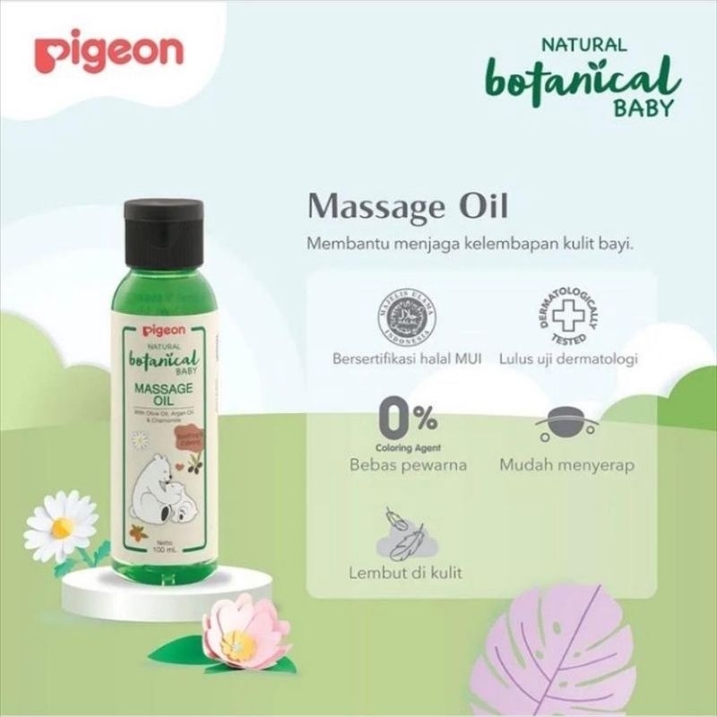 Pigeon Natural Botanical Baby Body Wash / Shampoo / Gel Lotion / Massage Oil