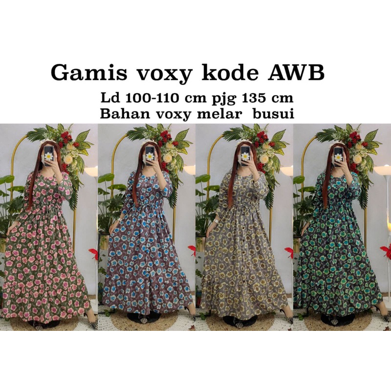 gamis voxy busui awb