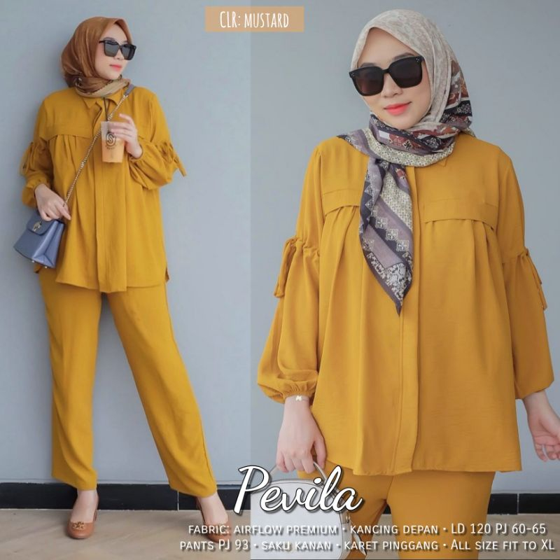 ONE SET PEVILA MAT RAYON TWILL PREMIUM SIZE S M L XL XXL SETELAN CELANA WANITA SETCEL ADEM LEMBUT CANTIK MODEL KEKINIAN RAPIH COCOK UNTUK SANTAI ARISAN KONDANGAN DAN ACARA TERTENTU UKURAN LENGKAP KECIL NORMAL BESAR GEDE JUMBO BIG OVERSIZE MAX BB 80