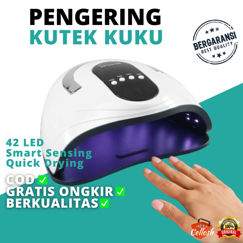 Pengering Kutek Kuku Gel UV LED Nail Dryer 42 LED 120 W