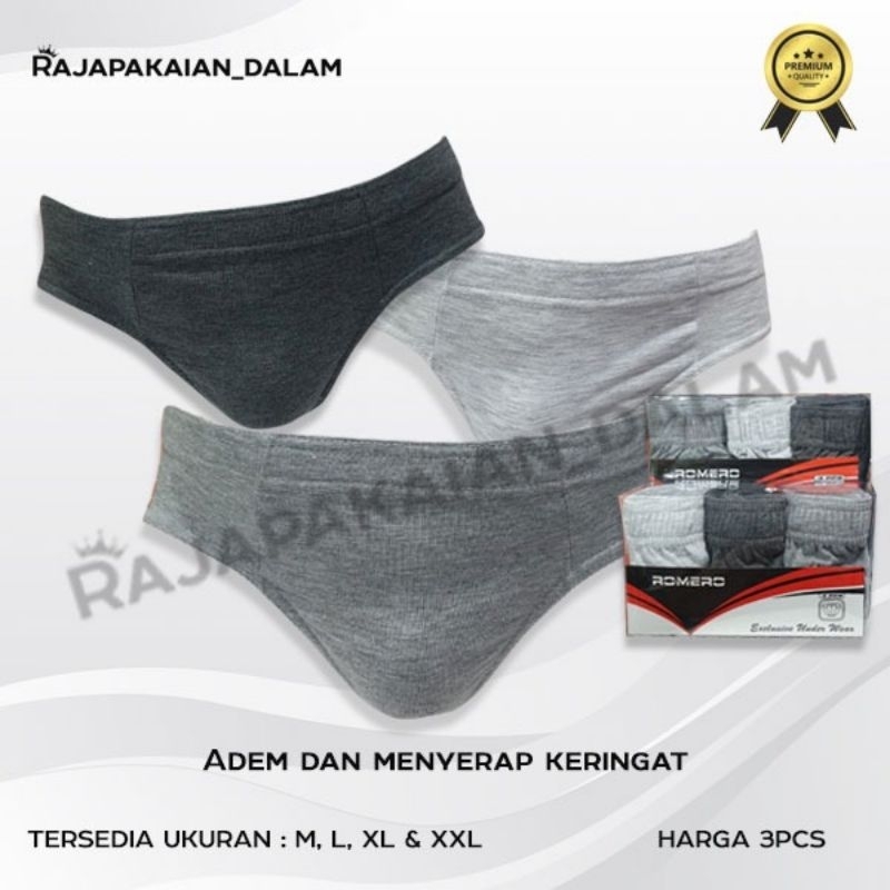 Celana dalam pria ROMERO Harga 3 PCS