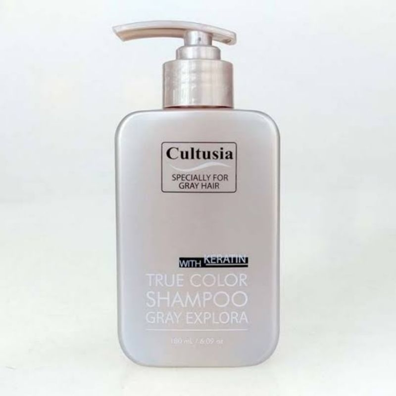 Shampoo Cultusia Gray Explora Perawatan Rambut Warna Silver dan Grey